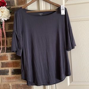 Blouse gray blue L